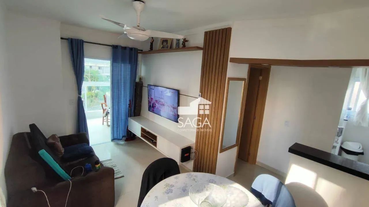 Apartamento com 1 dormitório à venda, 57 m² por R$ 380.000,00 - Vila Guilhermina - Praia G - Foto 2