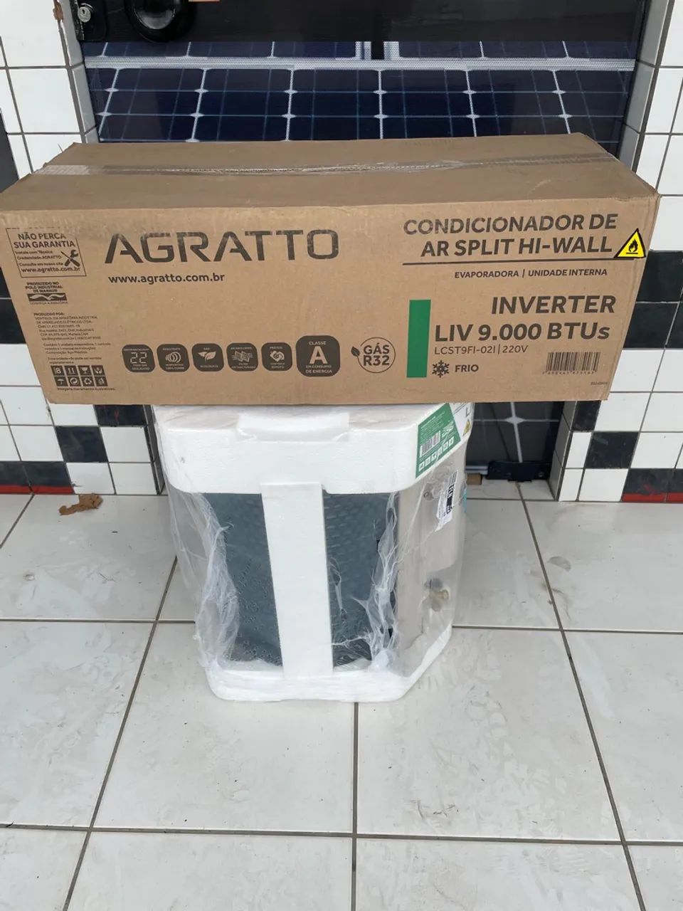 Ar Condicionado Split Hi-Wall Inverter Agratto 9.000 BTUs