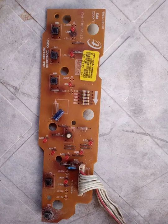 Placa Eletrônica para Máquina de Lavar/interface 