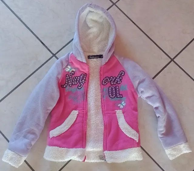 Casaco Infantil Rosa