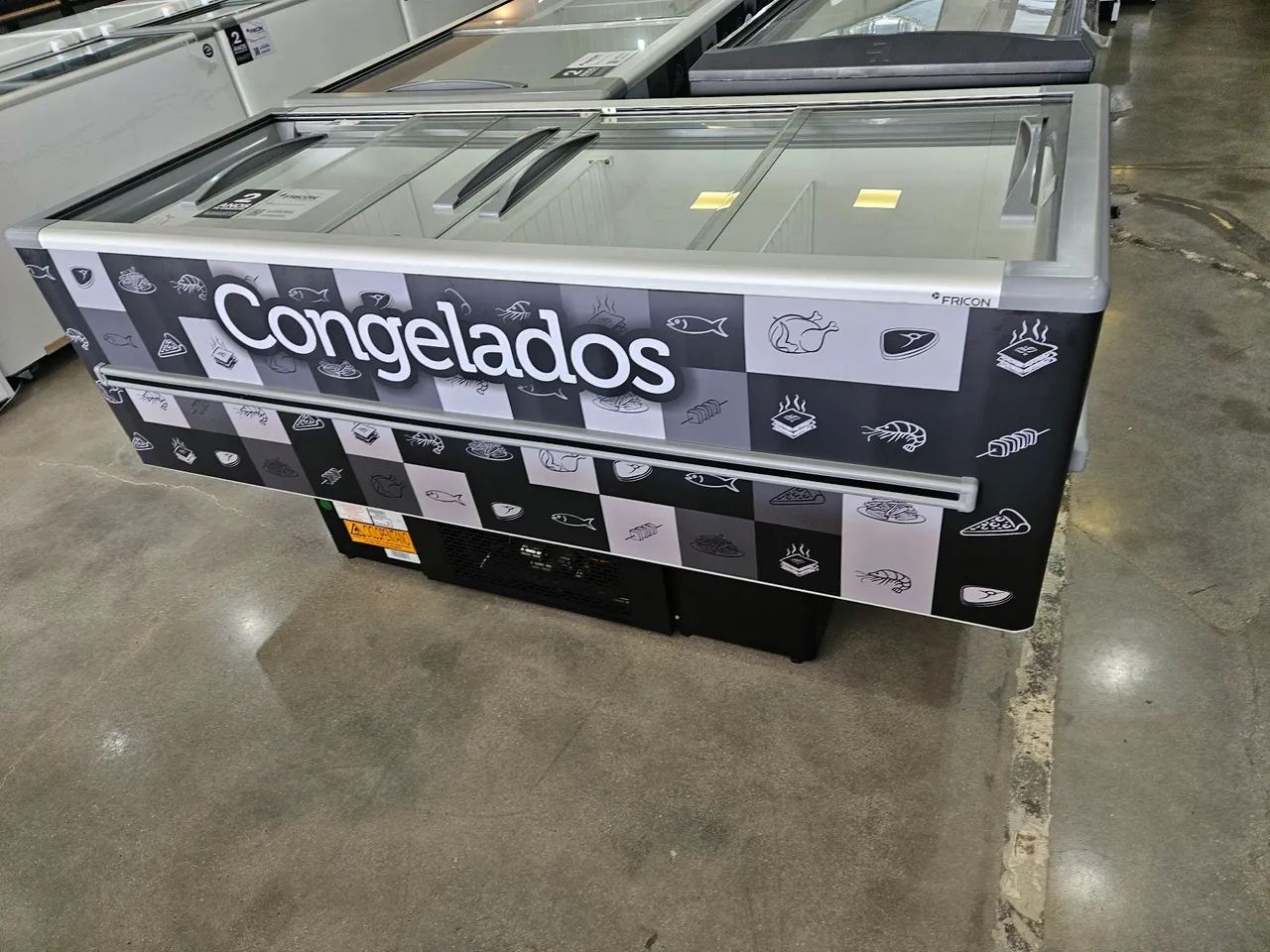 ilha de congelados de 568L - a pronta entrega 