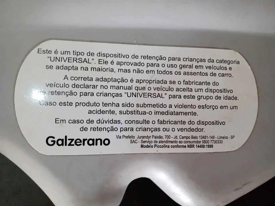 Bebê conforto Galzerano  - Foto 5