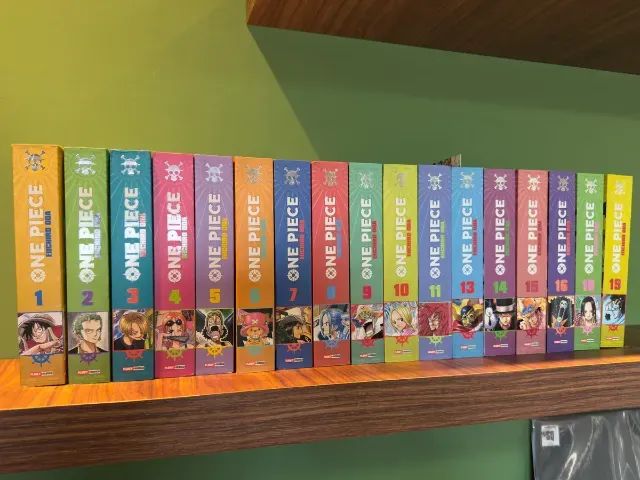 Coleção One Piece 3 Em 1 17 Volumes Mangás Decorativos, Seminovos (usado)