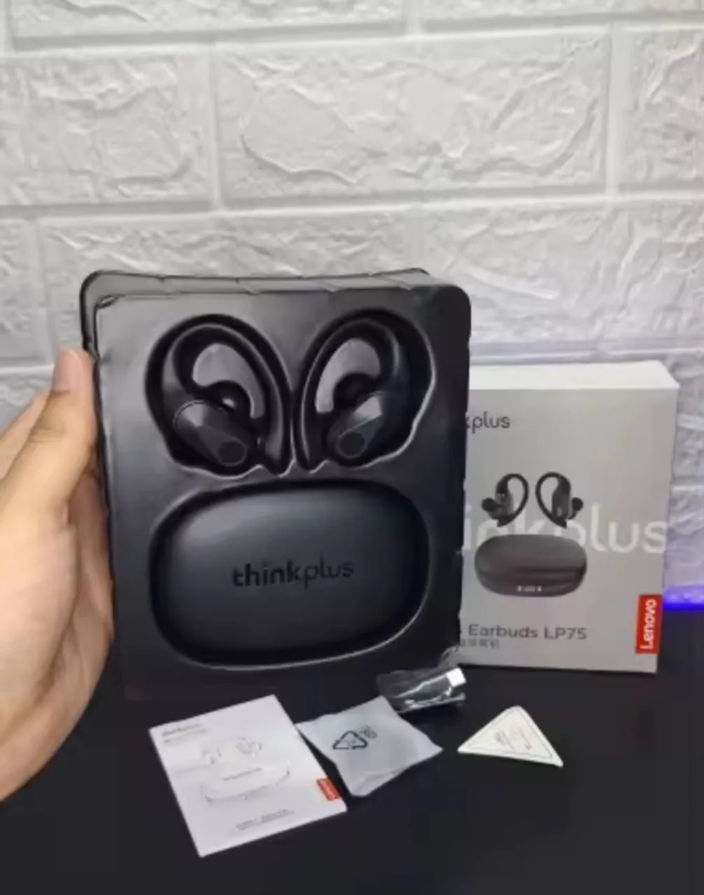 Fone de ouvido bluetooth Lenovo lp75 - Foto 2