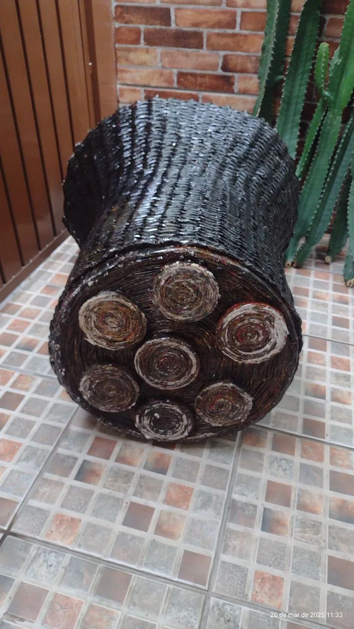 Poltrona de vime para área interna( de brinde um ? cactus) - Foto 3