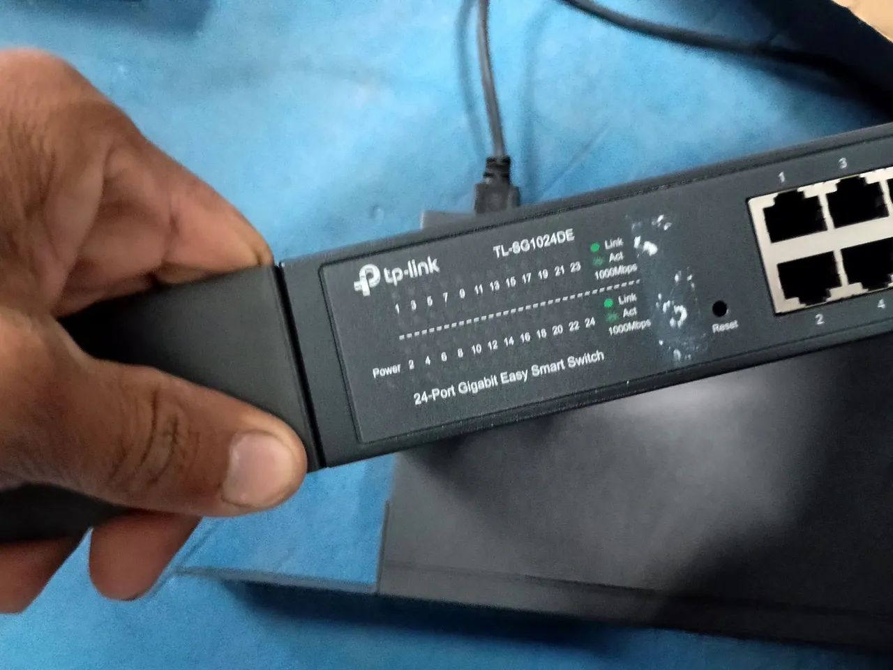 Switch TP-Link TL-SG1024DE 24 Portas Gigabit 1000mbs - Foto 3