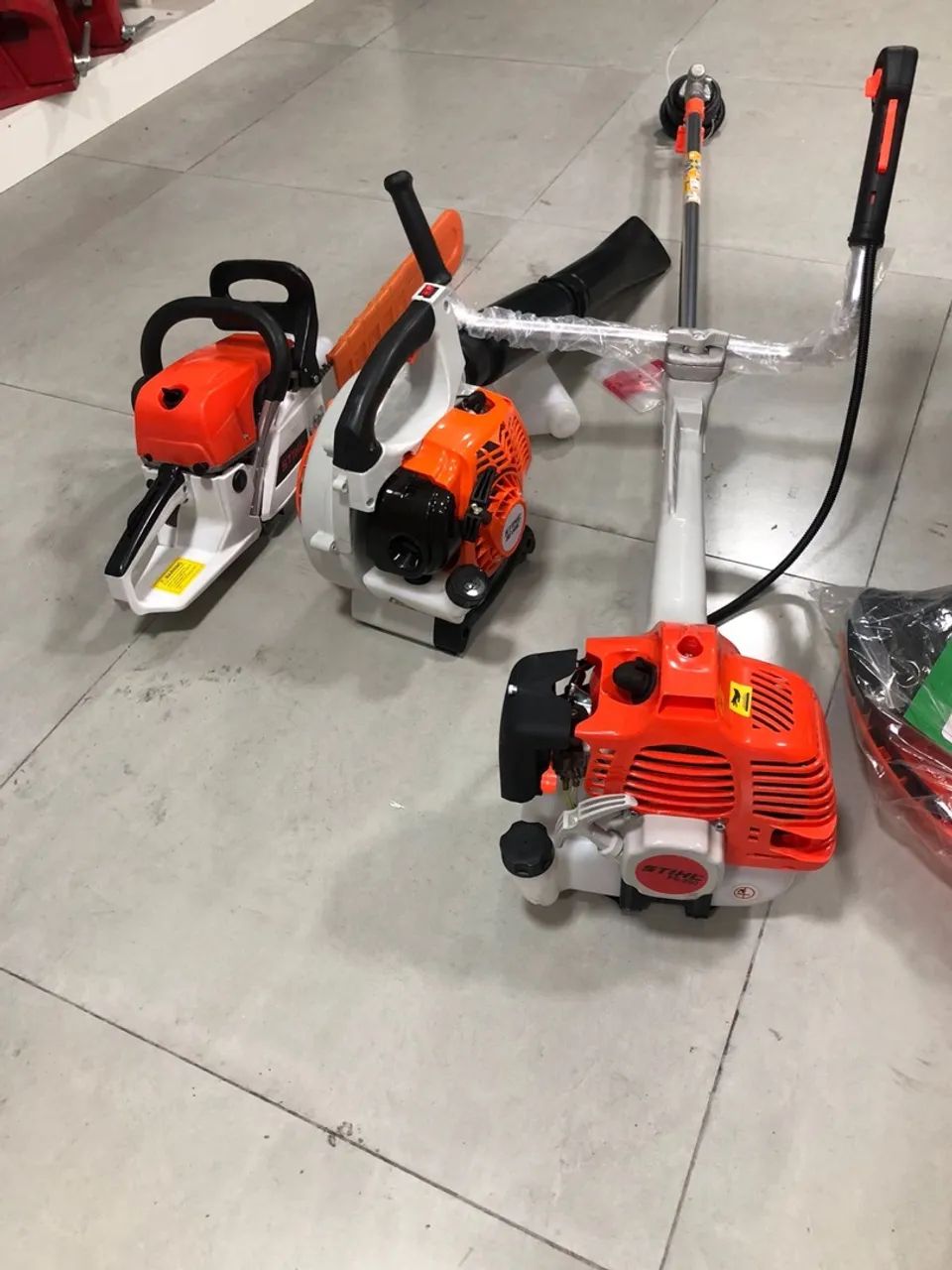 Ferramentas a Gasolina Stihl - Motosserra, Soprador e Roçadeira