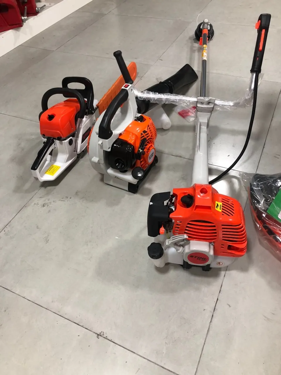Ferramentas a Gasolina Stihl - Motosserra, Soprador e Roçadeira