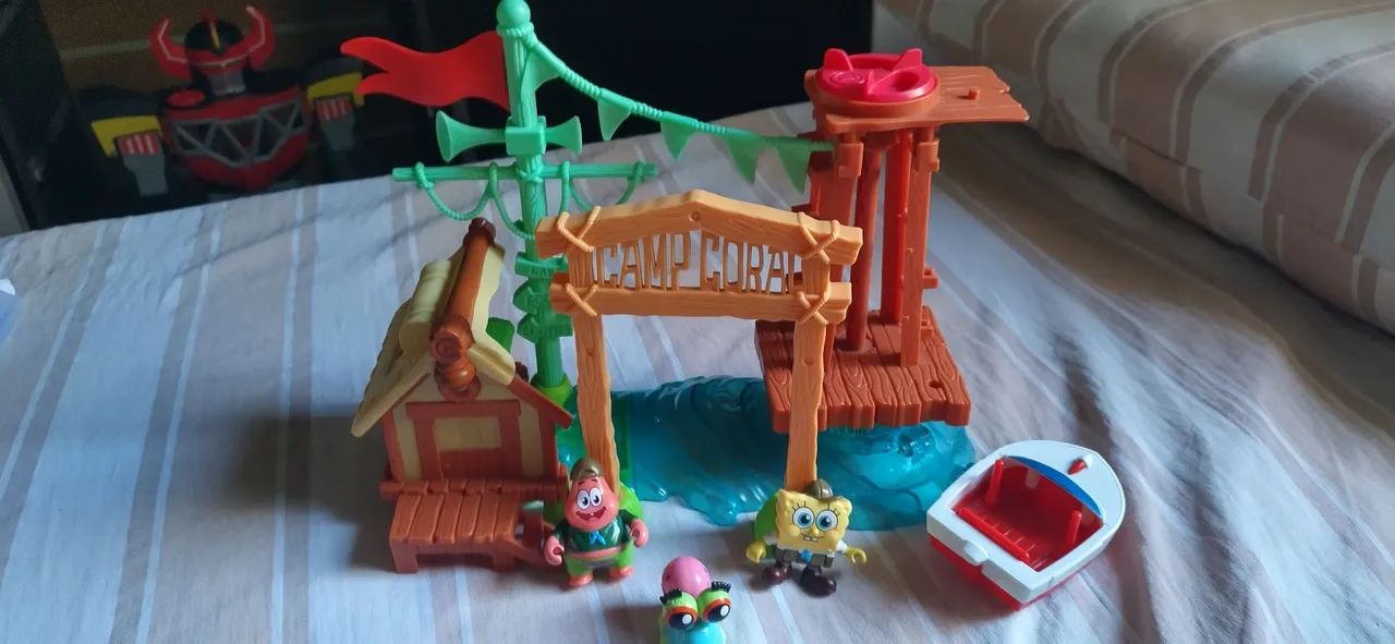 Playset Camp Coral Bob Esponja Imaginext 