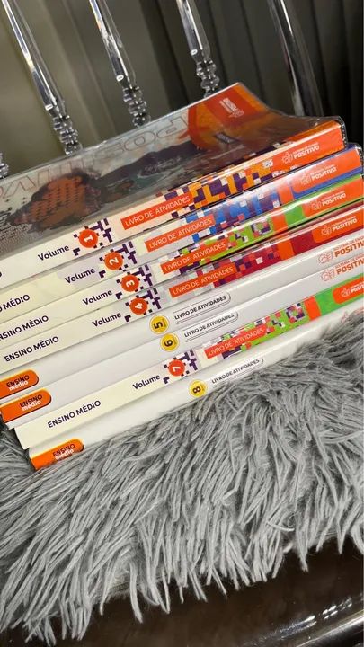 Kit 8 Livros de atividades Positivo - Ensino Médio