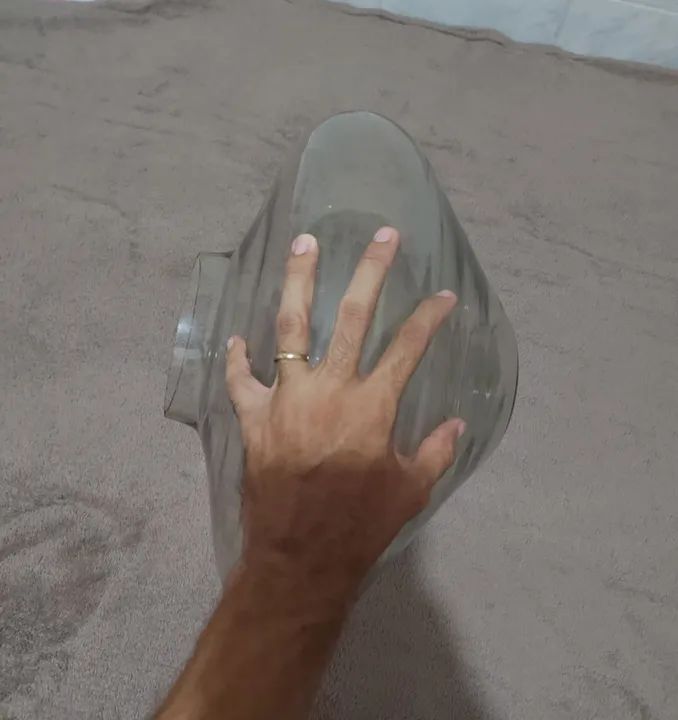 Vaso Decorativo de Vidro (Temperado) Transparente - Foto 4