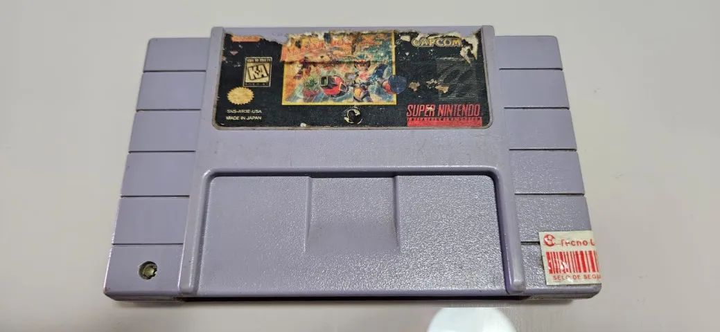 Mega Man X3 Americano Label Original Snes - Raro - Megaman X3 - Foto 2