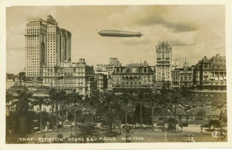 Cartões postais documentando a passagem do Graf Zeppelin pelo Brasil - Foto 2