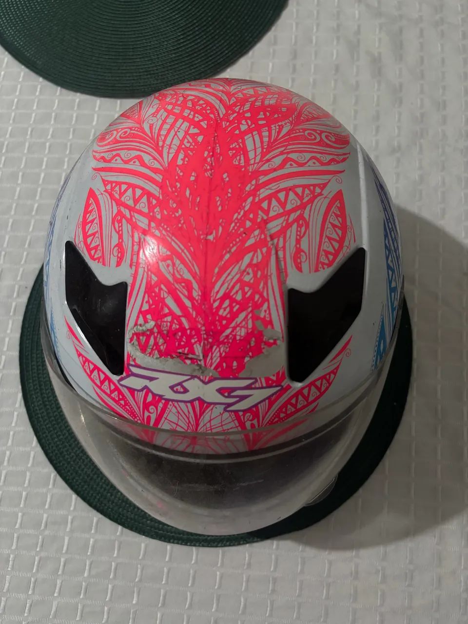 capacete estampado tamanho 55 - Foto 3