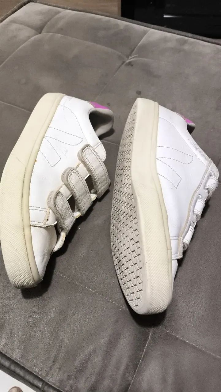 Tenis Vert Branco e Rosa N° 37 - Foto 3