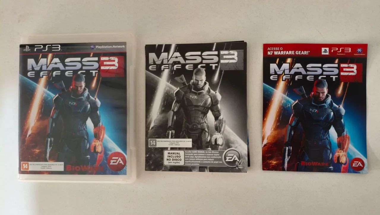 Jogo Mass Effect 3 original PS3 