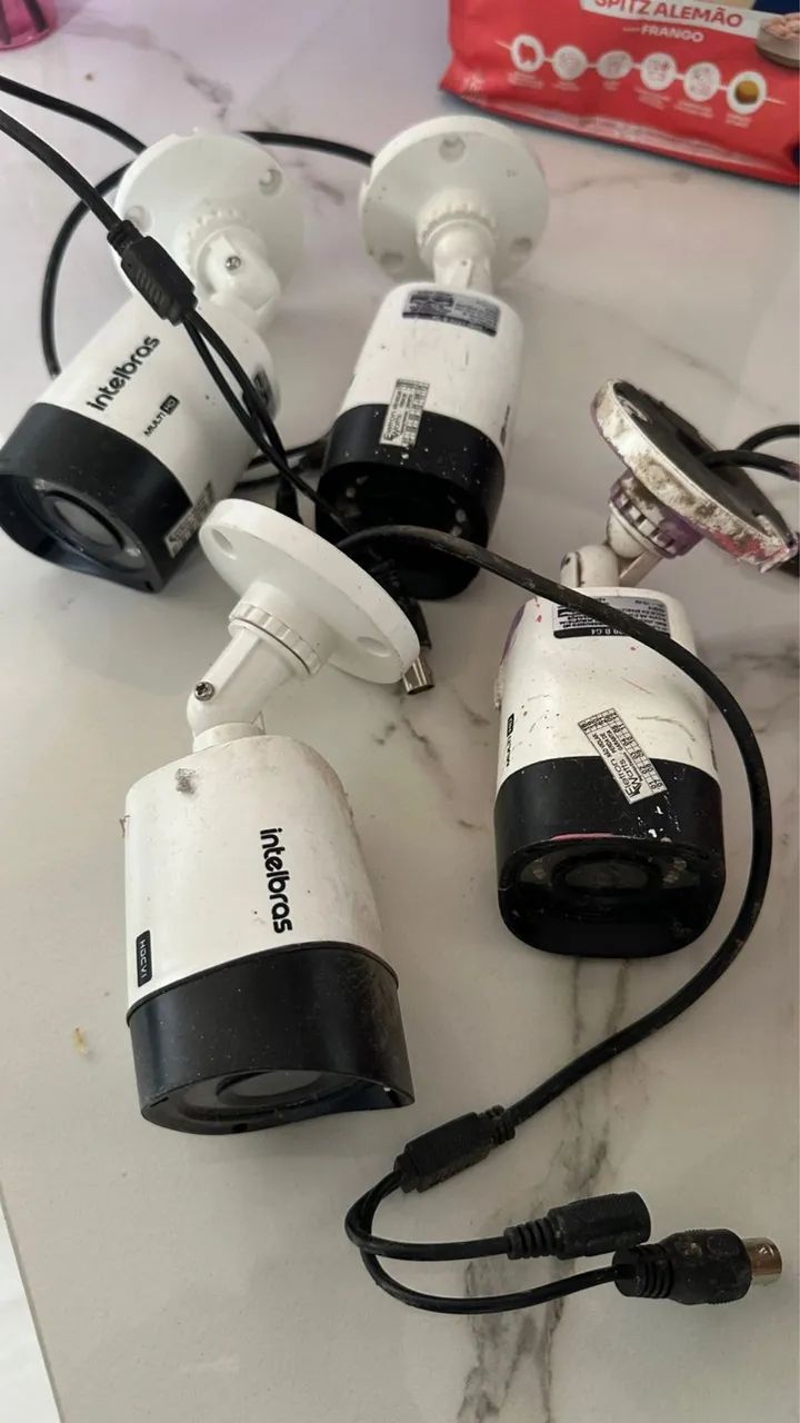 Aparelho dvr + 4 câmeras intelbras  - Foto 2