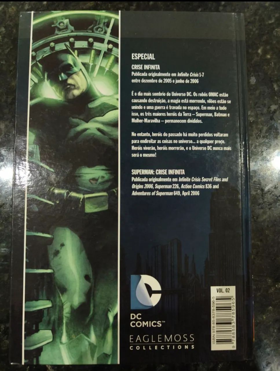 HQ Crise Infinita - Eaglemoss Sagas Definitivas Graphic Novels - Foto 3