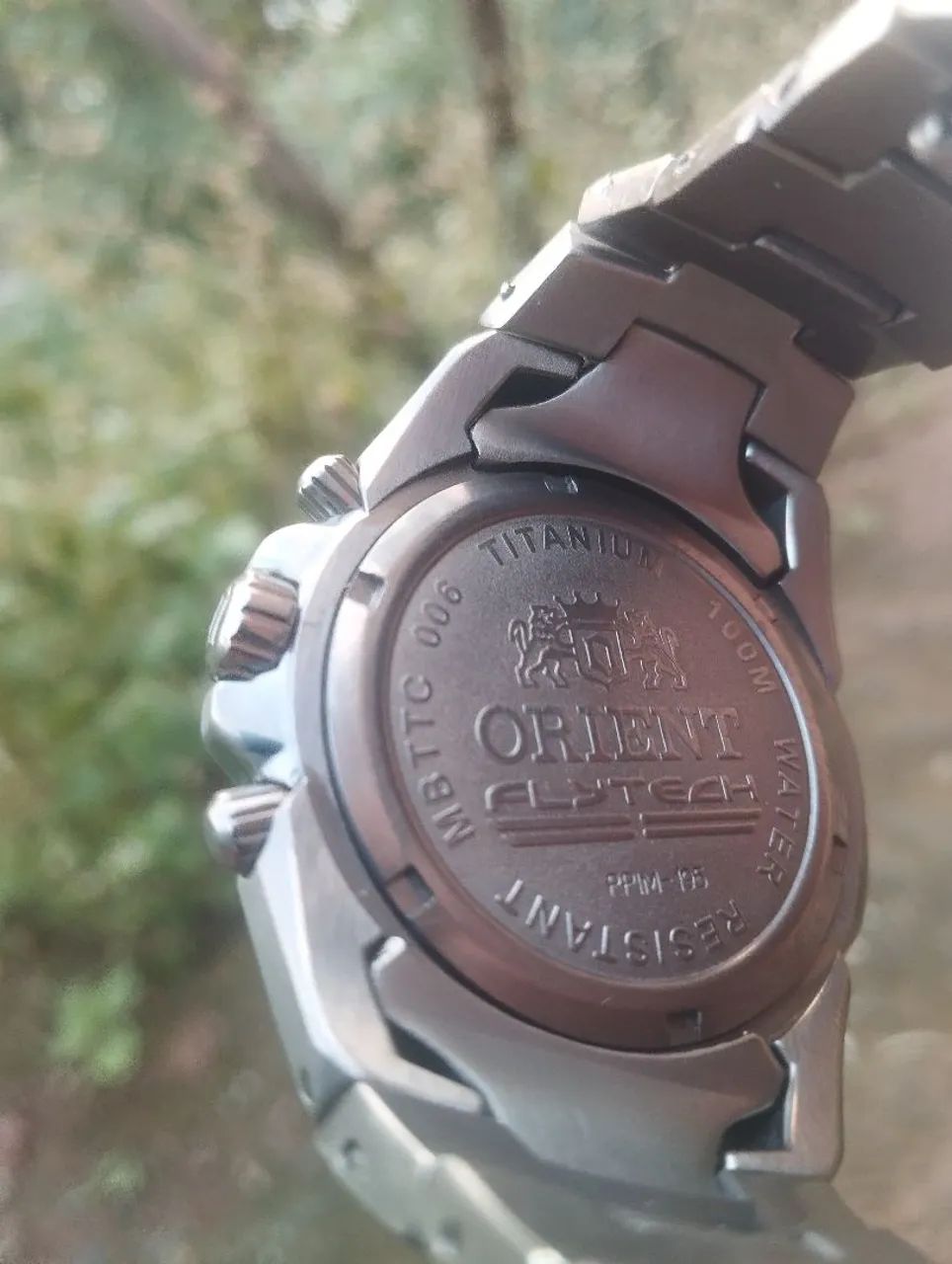 Relógio oriente flytech Titanium original usado em perfeito funcionamento  - Foto 3