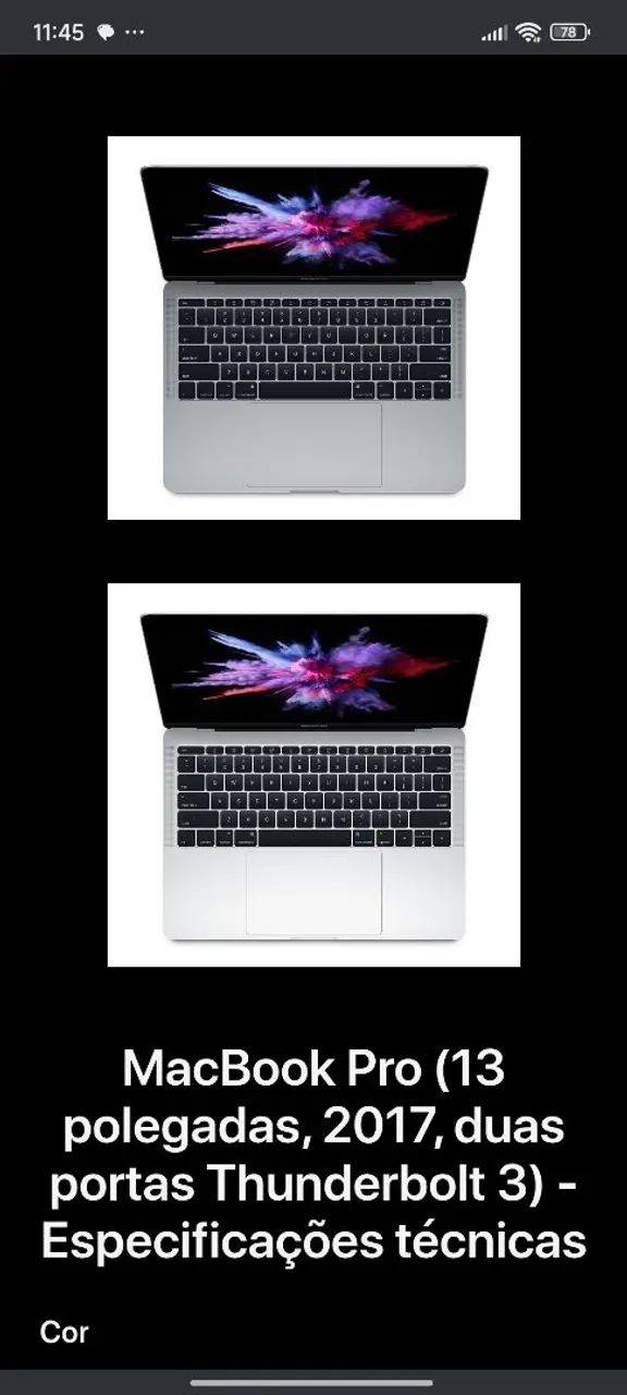 Macbook pro 2017 13 polegadas  - Foto 4