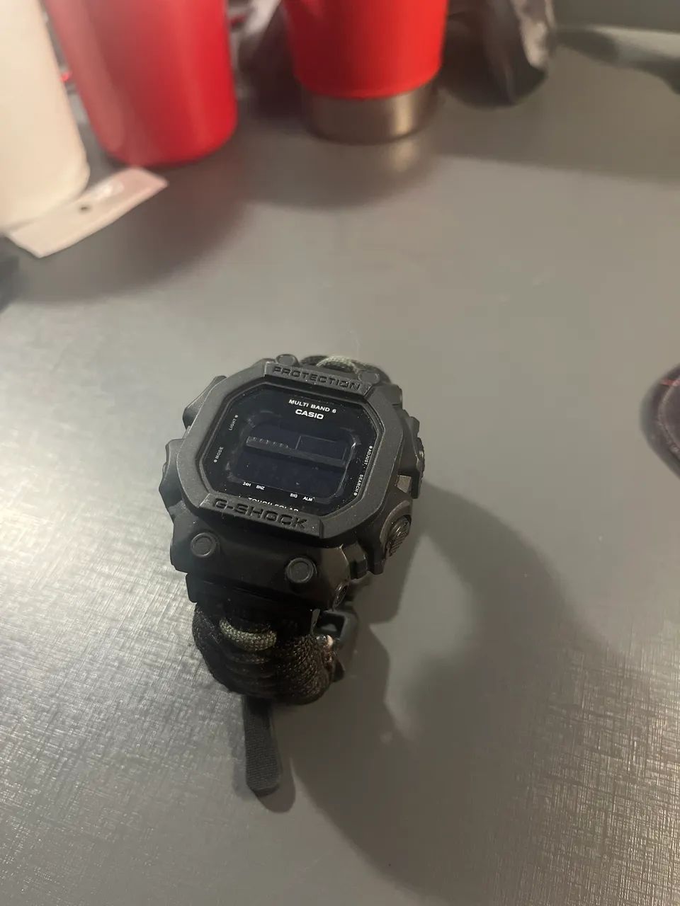 Relogio g-shock Casio + pulseira paracord + fivela personalizada - Foto 3