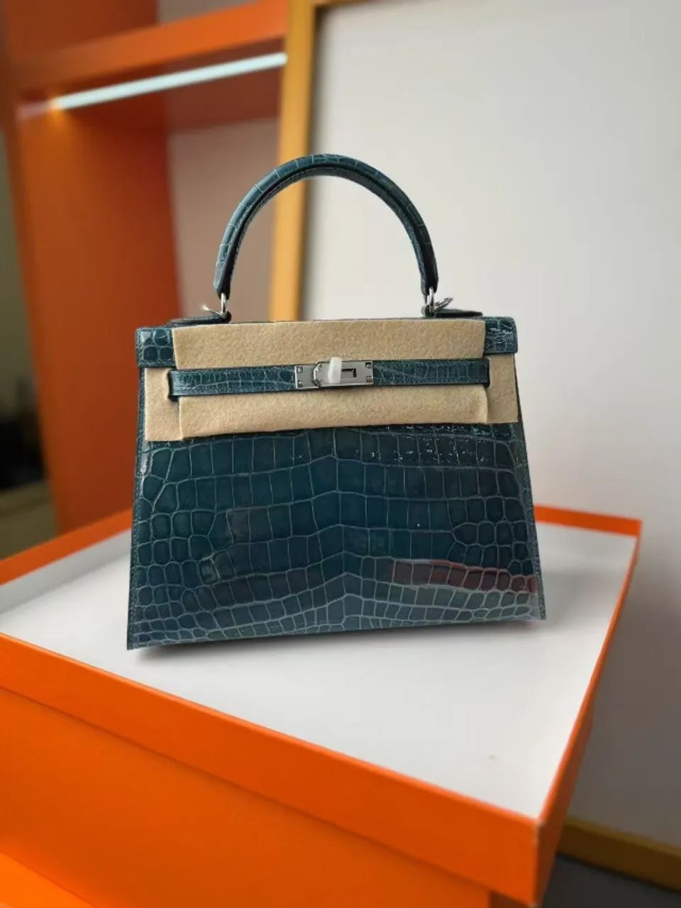 BOLSA MINI CROCODILO HAND MADE 