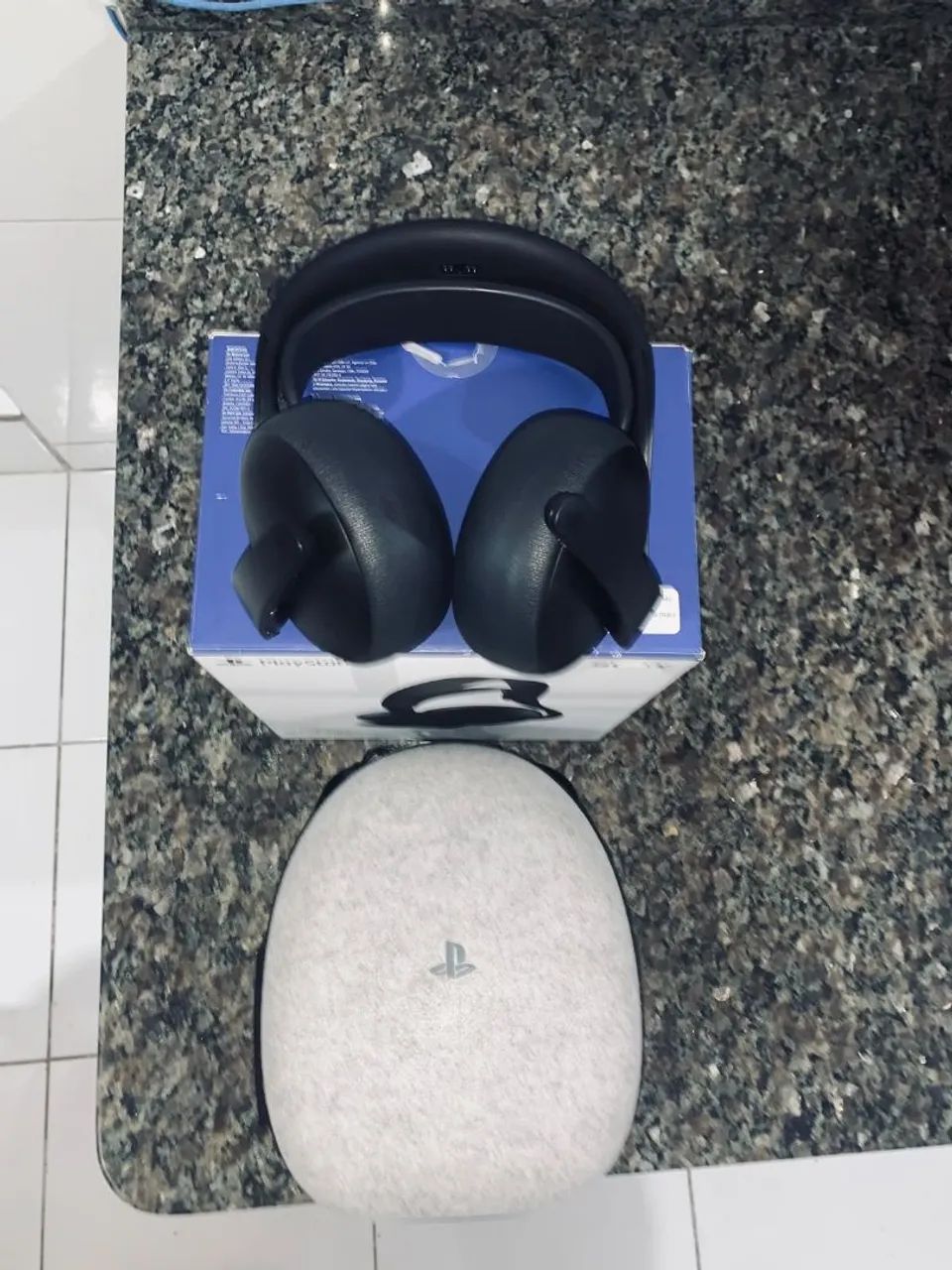 SONY PULSE ELITE ORIGINAL - PS5 + CASE + CABO + SUPORTE DE PAREDE - Foto 2