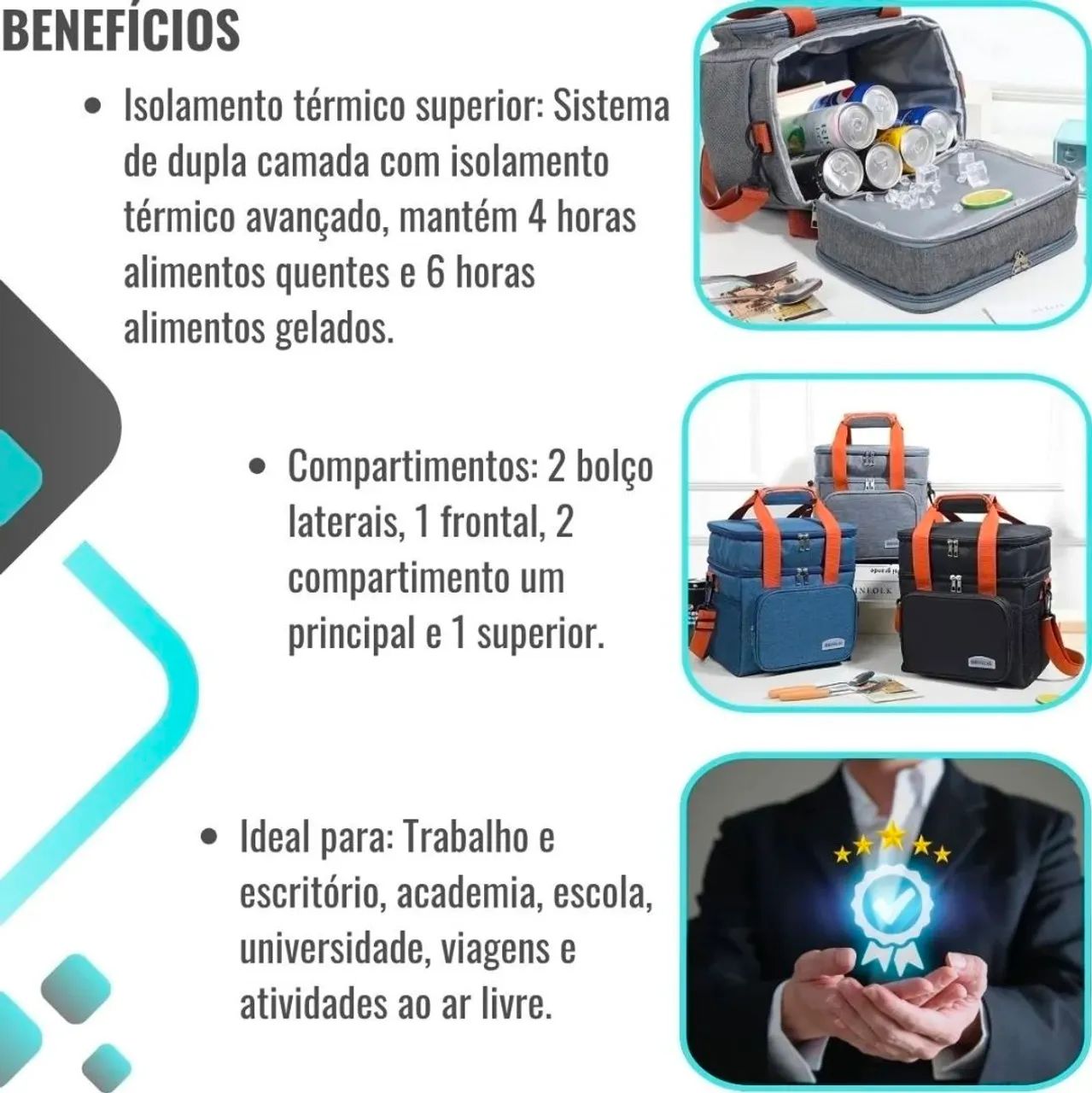 Bolsa Térmica Brivilas 12 Litros - Foto 6