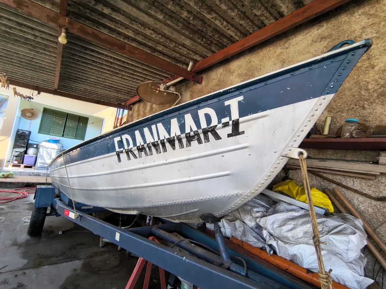 Barco de Alumínio Completo