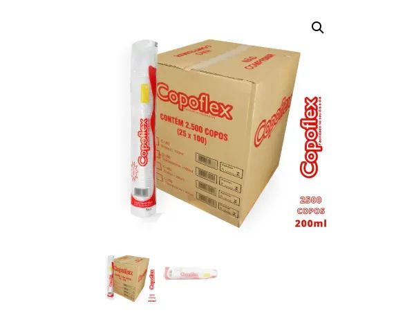 COPO DESCARTAVEL 200 ML 