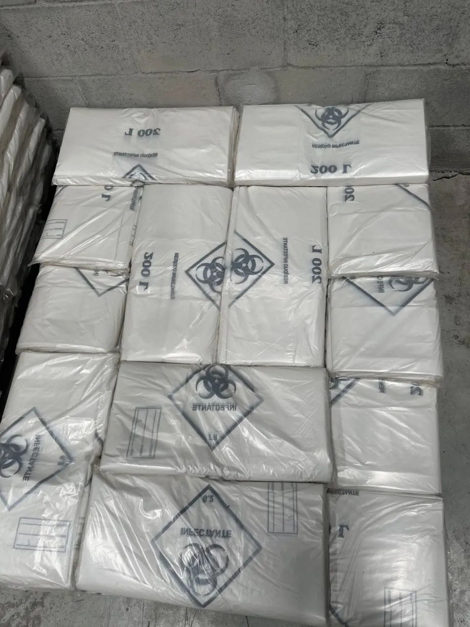 Saco para lixo hospitalar