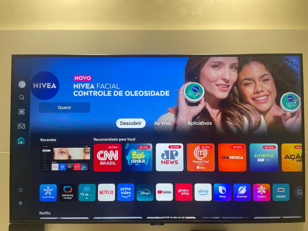 TV Samsung 43 polegadas 4k