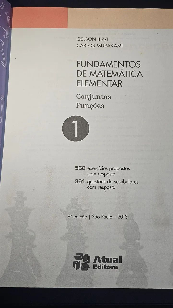 FUNDAMENTOS DE MATEMÁTICA ELEMENTAR 1 - Foto 2