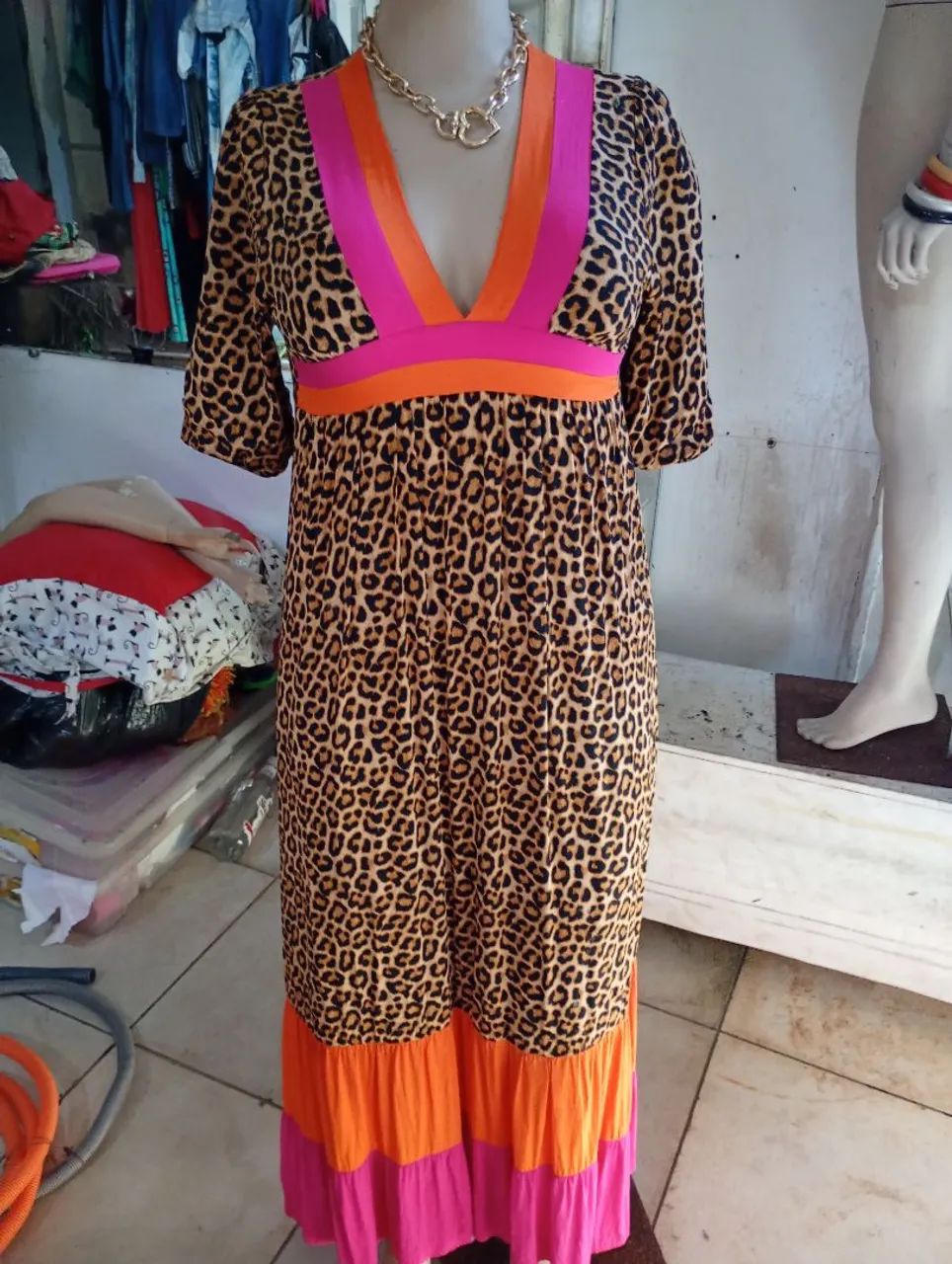 vestido de oncinha  - Foto 2