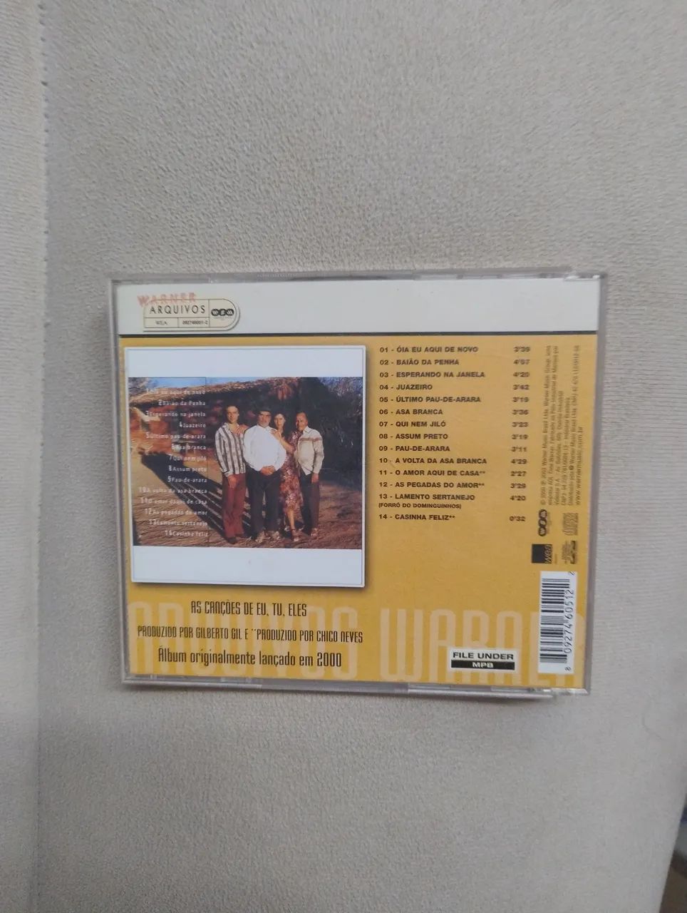 OPORTUNIDADE ÚNICA - CD DE GILBERTO GIL ORIGINAL EU TU ELES - Foto 2