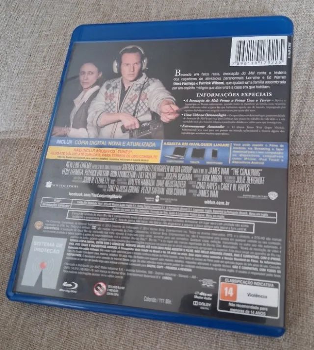 Kit 2 Blu- Rays Invocação do Mal 1 e 2 - Original - Foto 3