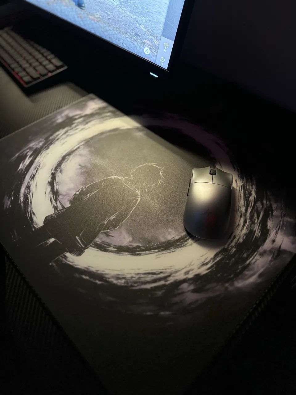 Mousepad de Vidro Singularity by Tekkusai