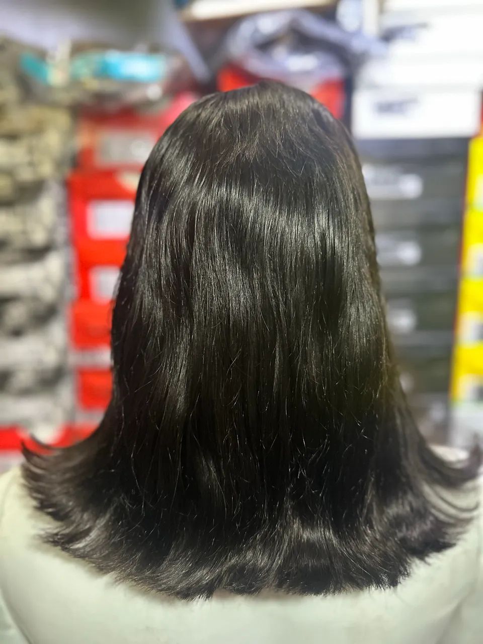 LACE FRONT CABELO HUMANO 35 cm repartição 5x5  - Foto 4