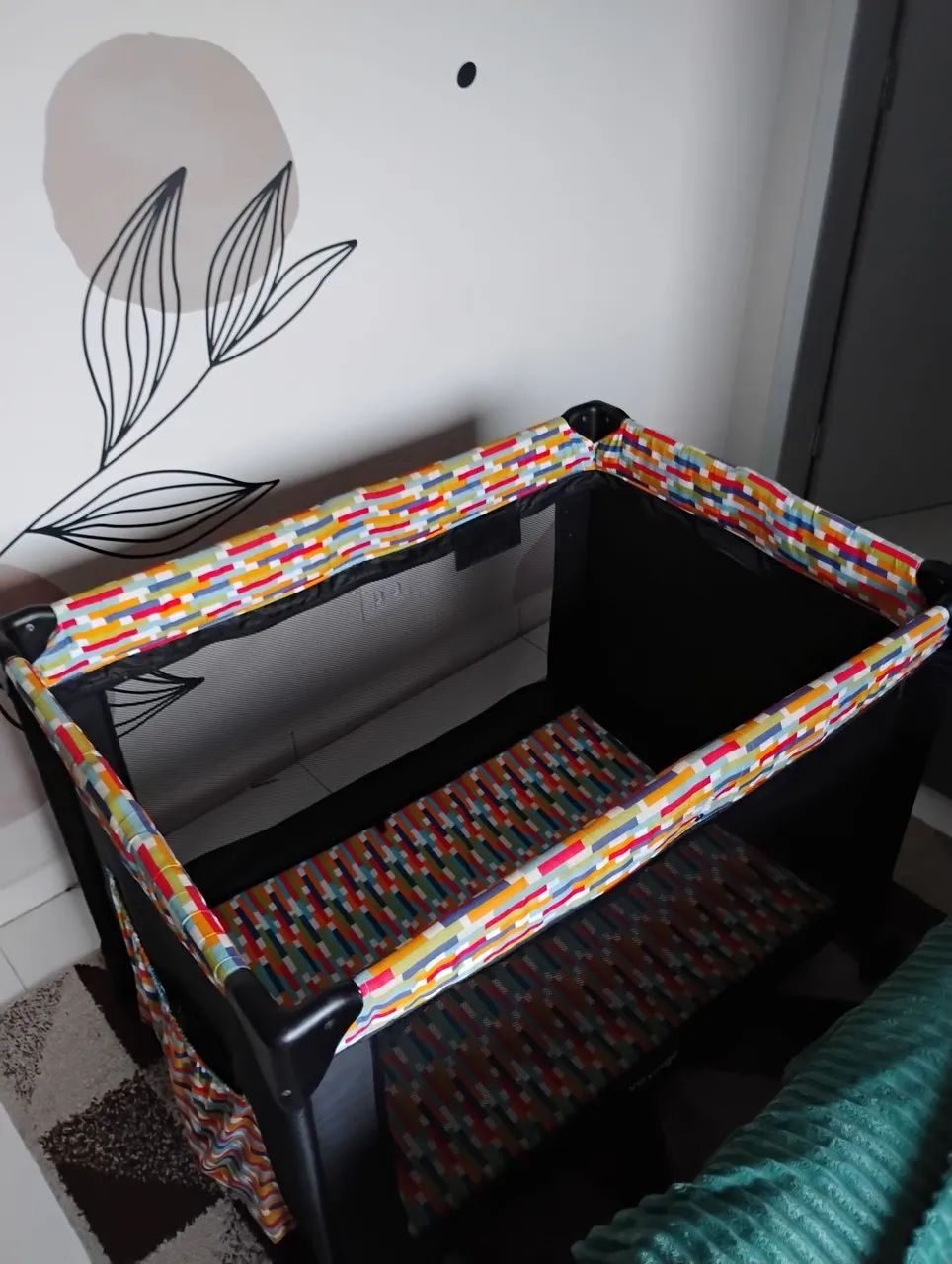 Berço Cercado / Chiqueirinho Portátil + Colchão Extra