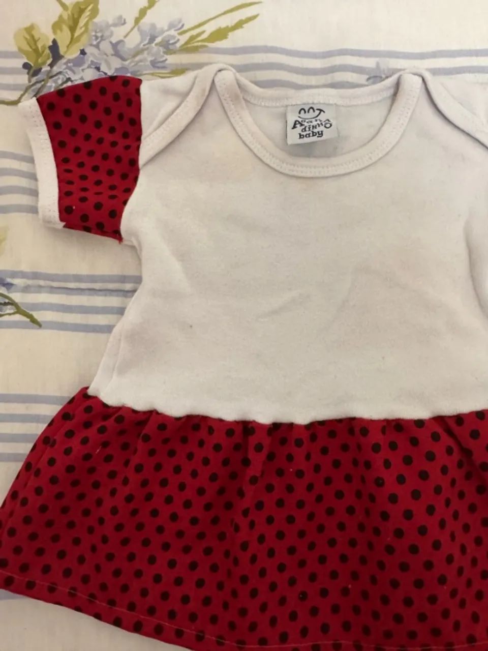 bodie com saia ra 3 meses bebe - Foto 3