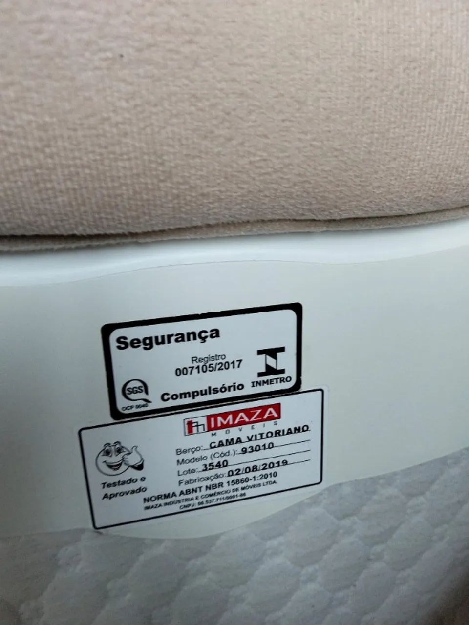 Berco Cama Americano Vitoriano Com Capitonë + colchao brinde - Foto 3