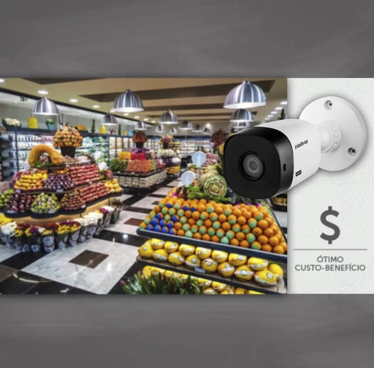 Kit intelbras 8 cameras 1120 full color Dvr 1208-c 8 Canais  - Foto 5