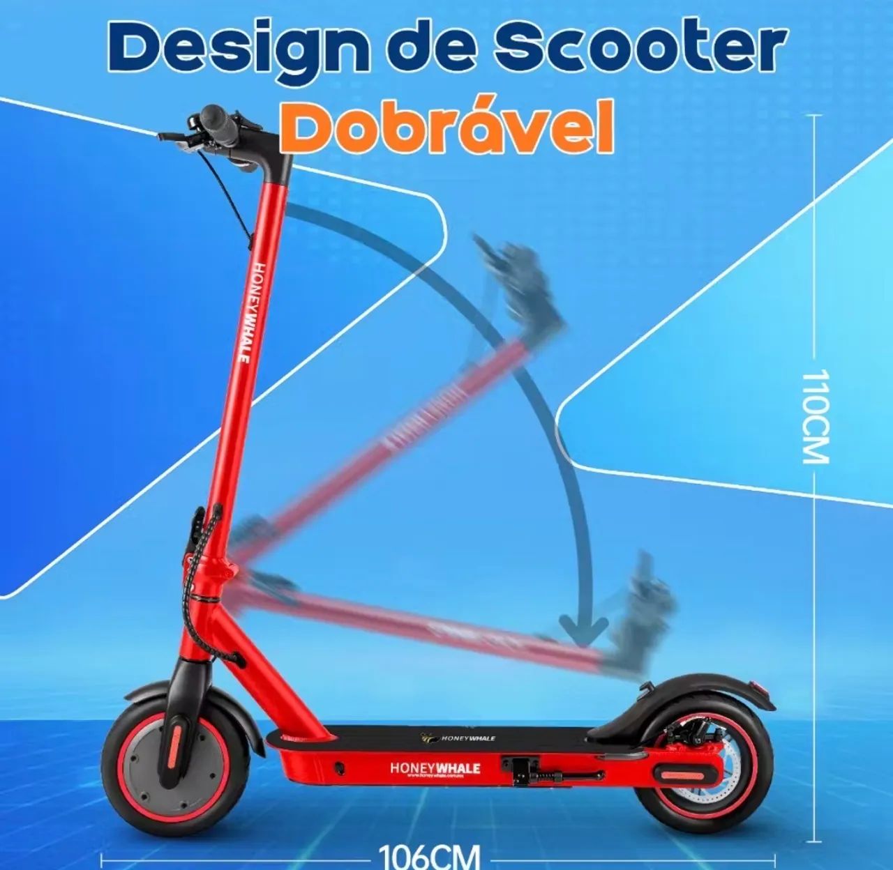 Patinetes elétricos na caixa 3 velocidades  - Foto 6