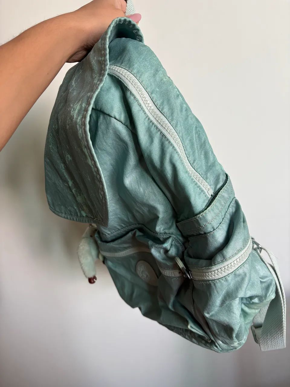 Mochila Kipling Azul Metálico - Foto 4