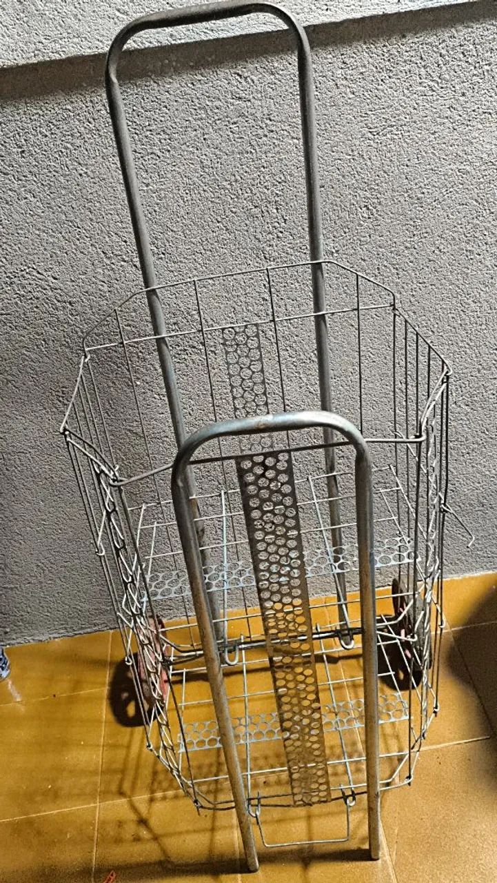 Carrinho compras/feira de ferro