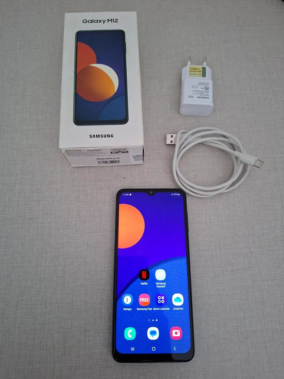 Celular Samsung M12 - 64Gb - ótimo estado - Foto 5