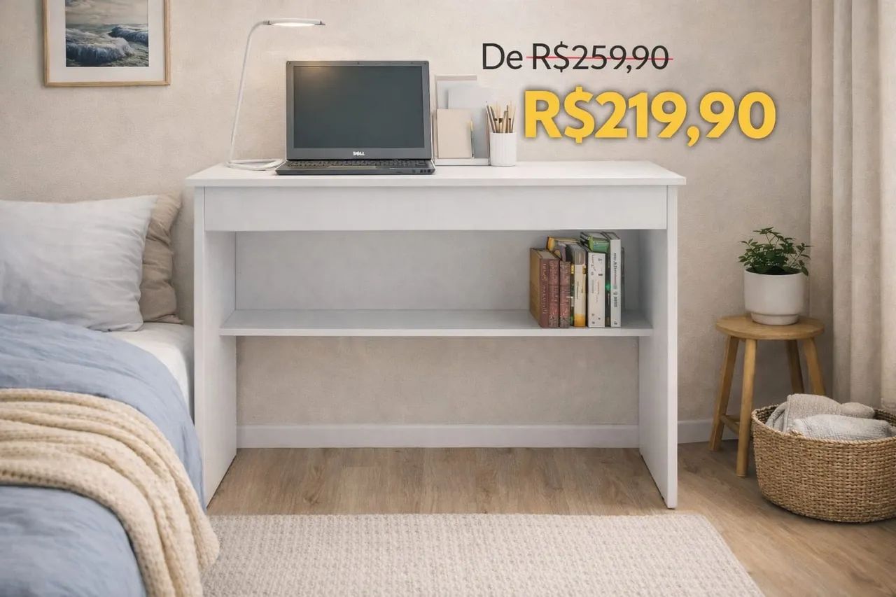 Desk with large drawer made of MDF65204102756865121
