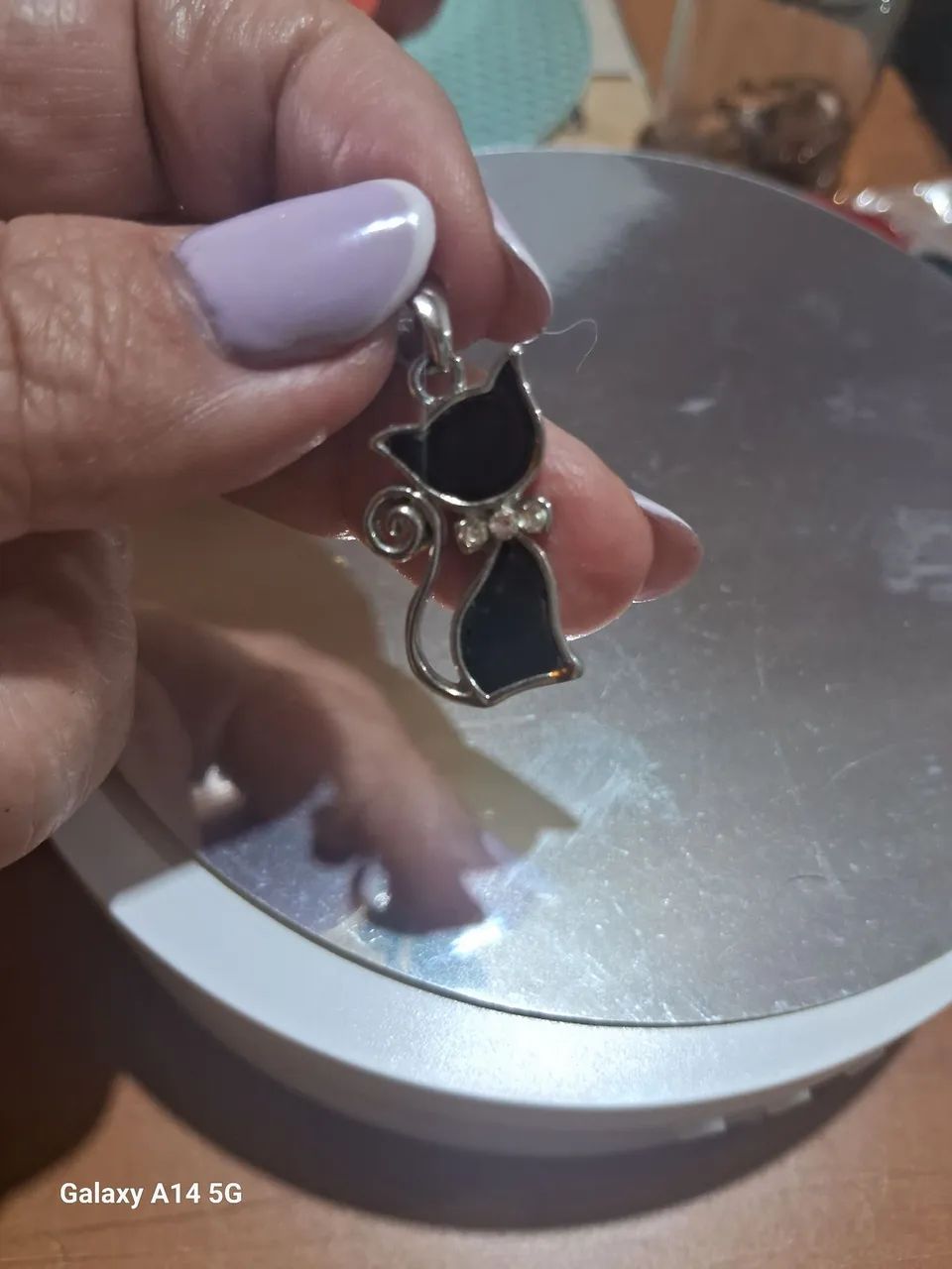 Pingente de gatinho fofo. - Foto 2