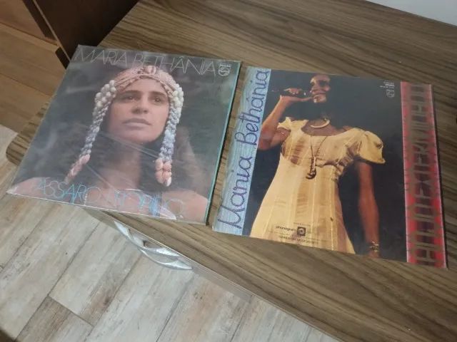  FRETE GRÁTIS 02  discos Maria Bethânia Usados.