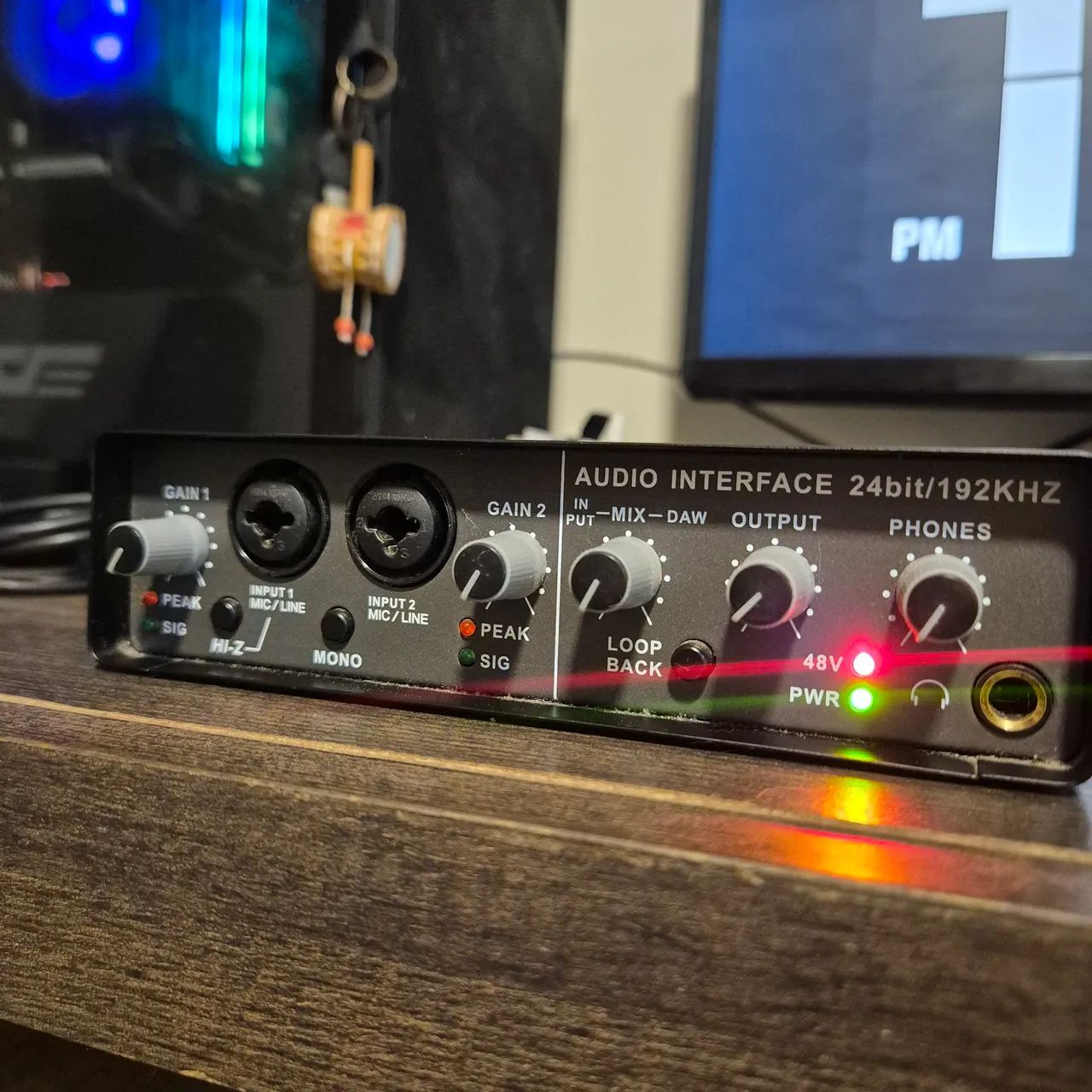 Interface de Áudio Teyun Q-24 24bit/192kHz - Foto 3